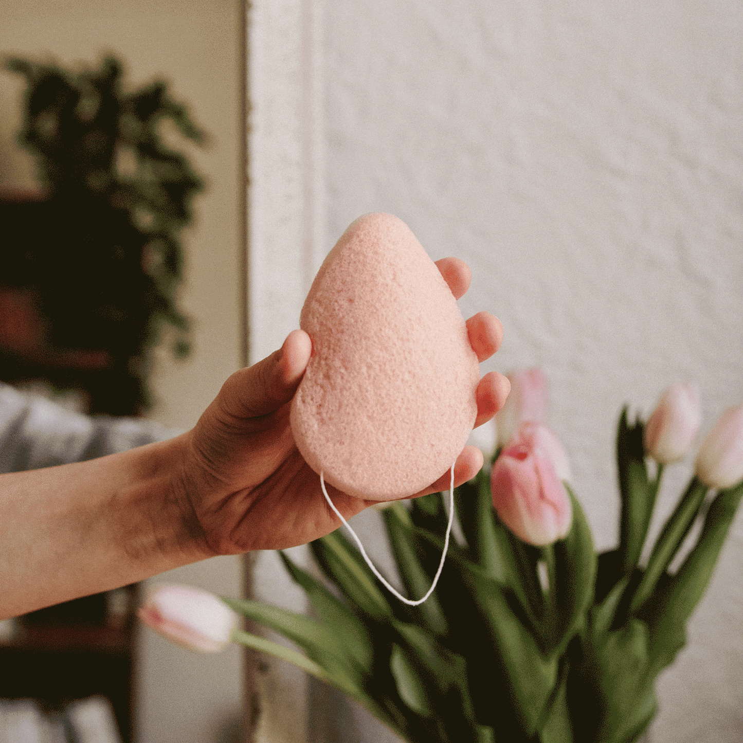 Rose Flower Konjac Sponge