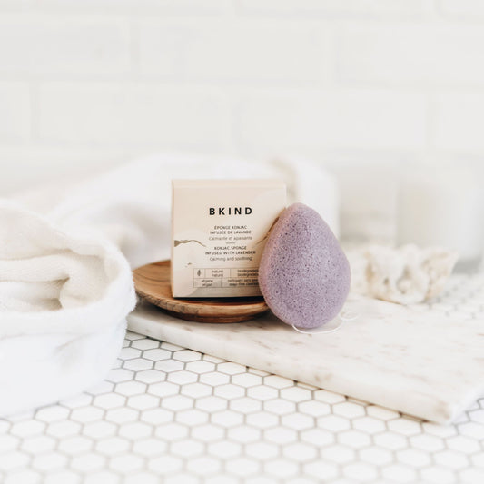 Lavender Konjac Sponge